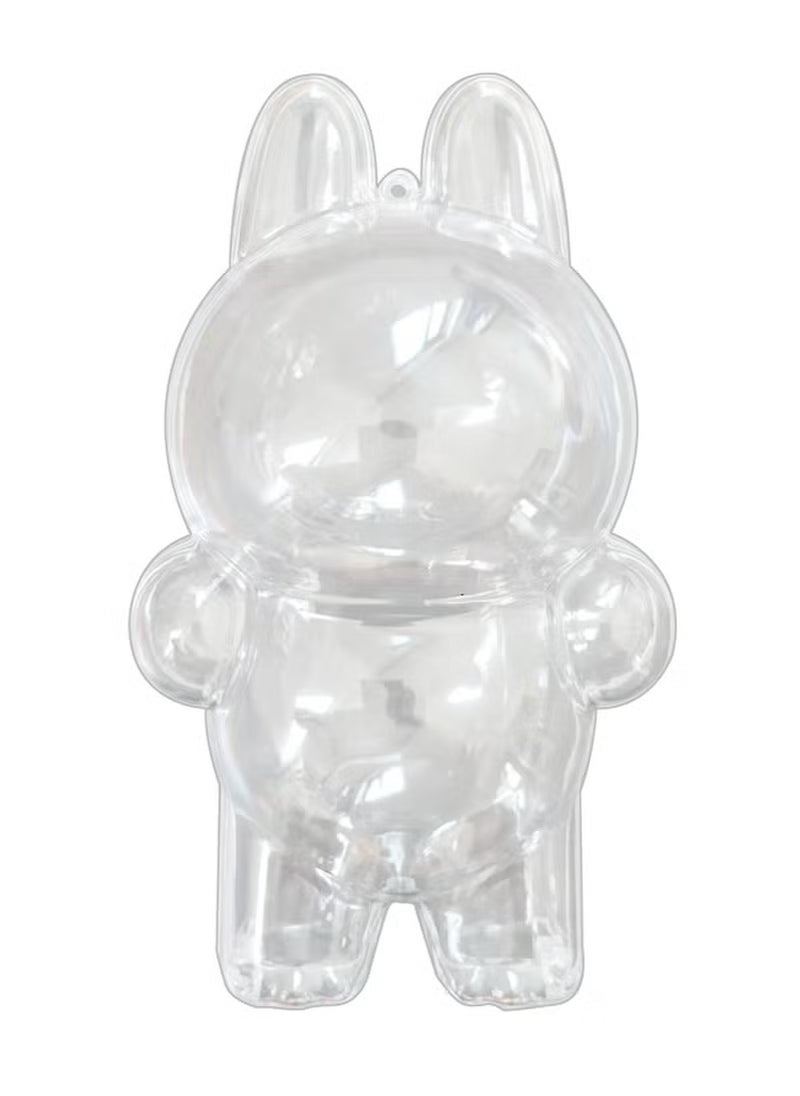 Generic Doll Protective Case Labubu Dust Protective Case Suitable for 1.0 and 3. Series-Clear (Doll Not Include  - Image 2