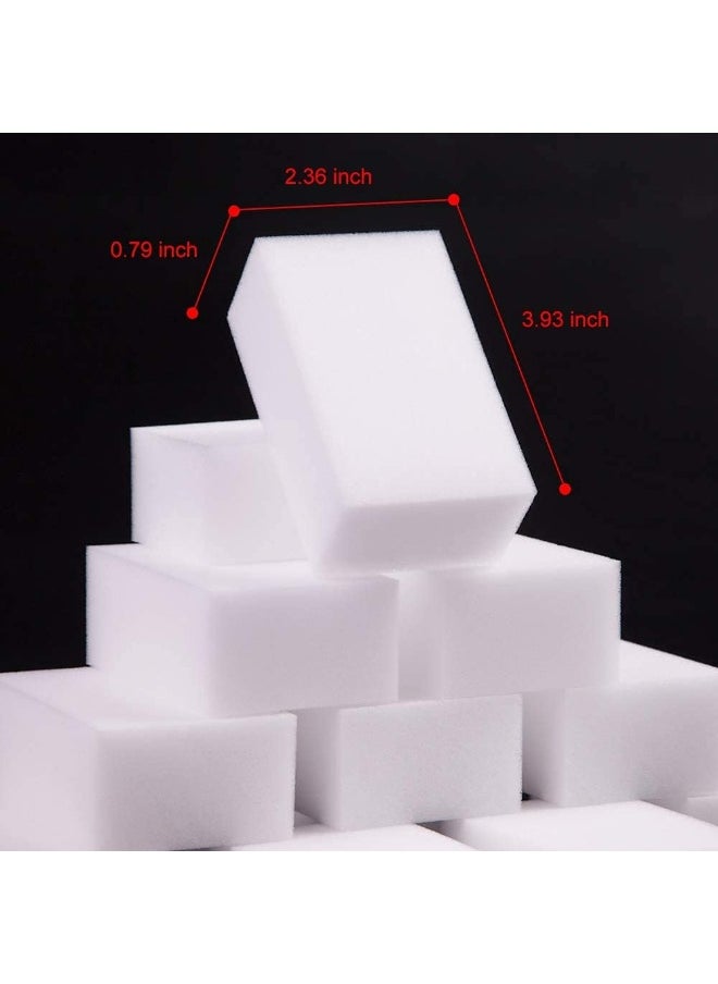Generic 10 Pack Magic Sponge Eraser Extra Thick And Long Lasting Melamine Cleaning Sponges In Bulk  Multi Surface Power Scrubber Foam Cleaning Pads  Bathtub, Floor, Baseboard, Bathroom, Wall Cleaner  - Image 3