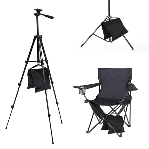 Rindion 2 Pack Sand Bags, Black Sand Bags for Weight, Heavy Duty Sandbags for Umbrella Base, Photography Video Equipment, Light Tripod, Fishing Chair, Sports, Backdrop Stand, Camping, Tent - Image 5