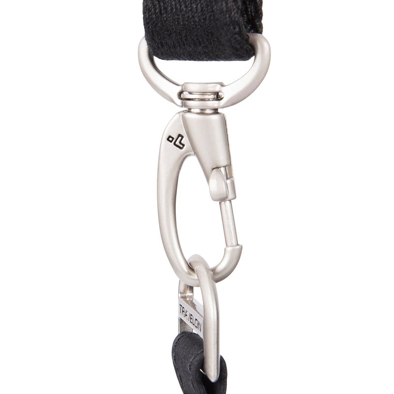 Travelon Anti-Theft Boho Insulated Water Bottle Tote, Black Solid - Image 5