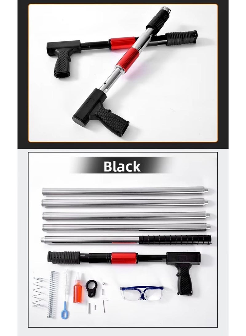 Tradeo Heavy-Duty Manual Impact Nail Driver Set – Adjustable Power, Multi-Surface Fastening Tool with Extension Rods & Protective Case - Image 4