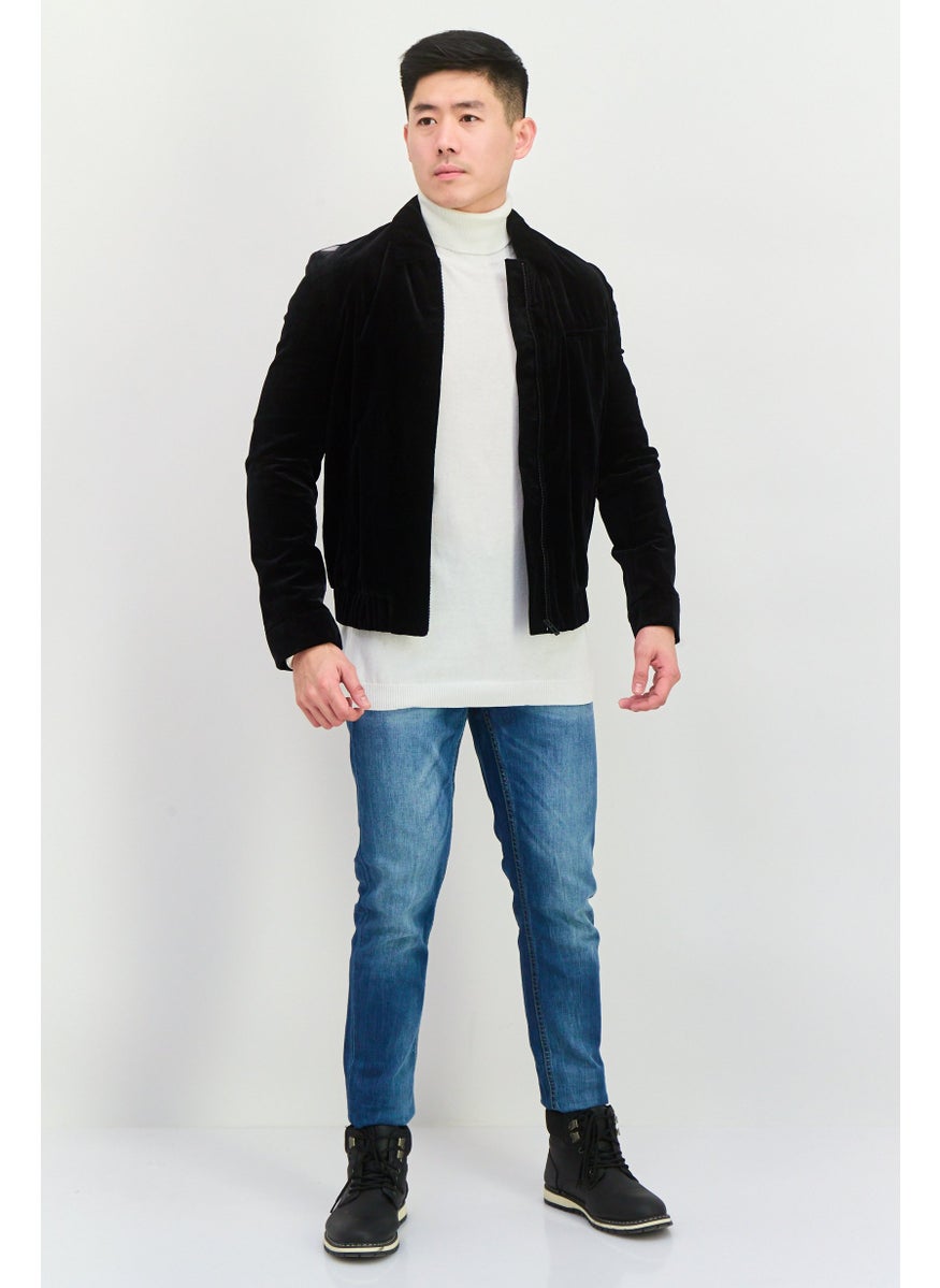 HUGO by Hugo Boss - Men Solid Soft Shell Jacket , Black - Image 1