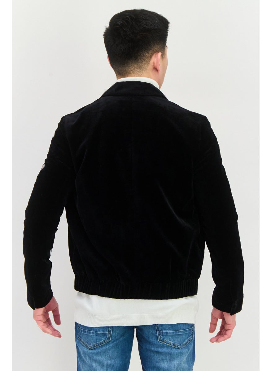 HUGO by Hugo Boss - Men Solid Soft Shell Jacket , Black - Image 1