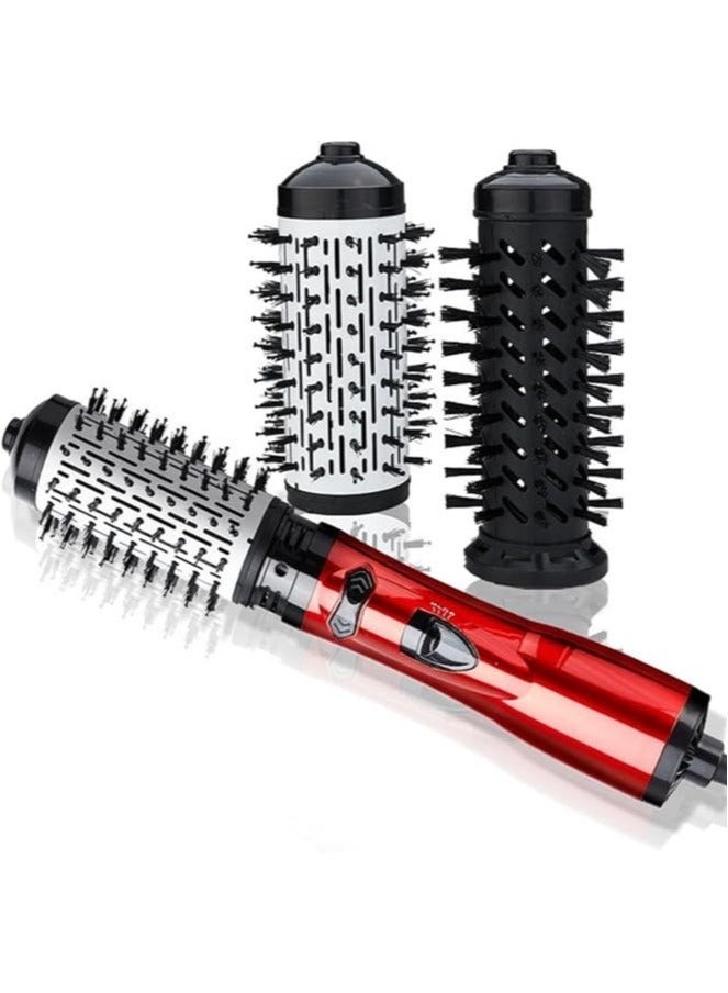 Home Gold 2 in 1 Rotating Hair Dryer, Styler & Brush with Rotating Air Brush Hair Dryer for All Hair Types 2 Heat Settings Cooling Setting for Styling 360 Degree Rotating Cord Tangle Free Hair - Image 1