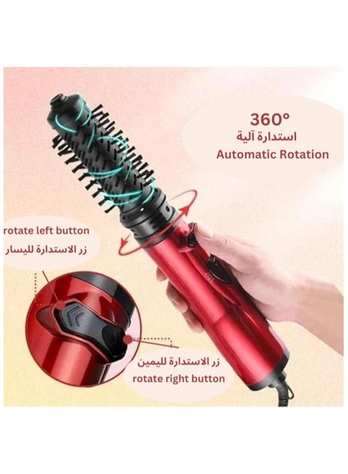 Home Gold 2 in 1 Rotating Hair Dryer, Styler & Brush with Rotating Air Brush Hair Dryer for All Hair Types 2 Heat Settings Cooling Setting for Styling 360 Degree Rotating Cord Tangle Free Hair - Image 2