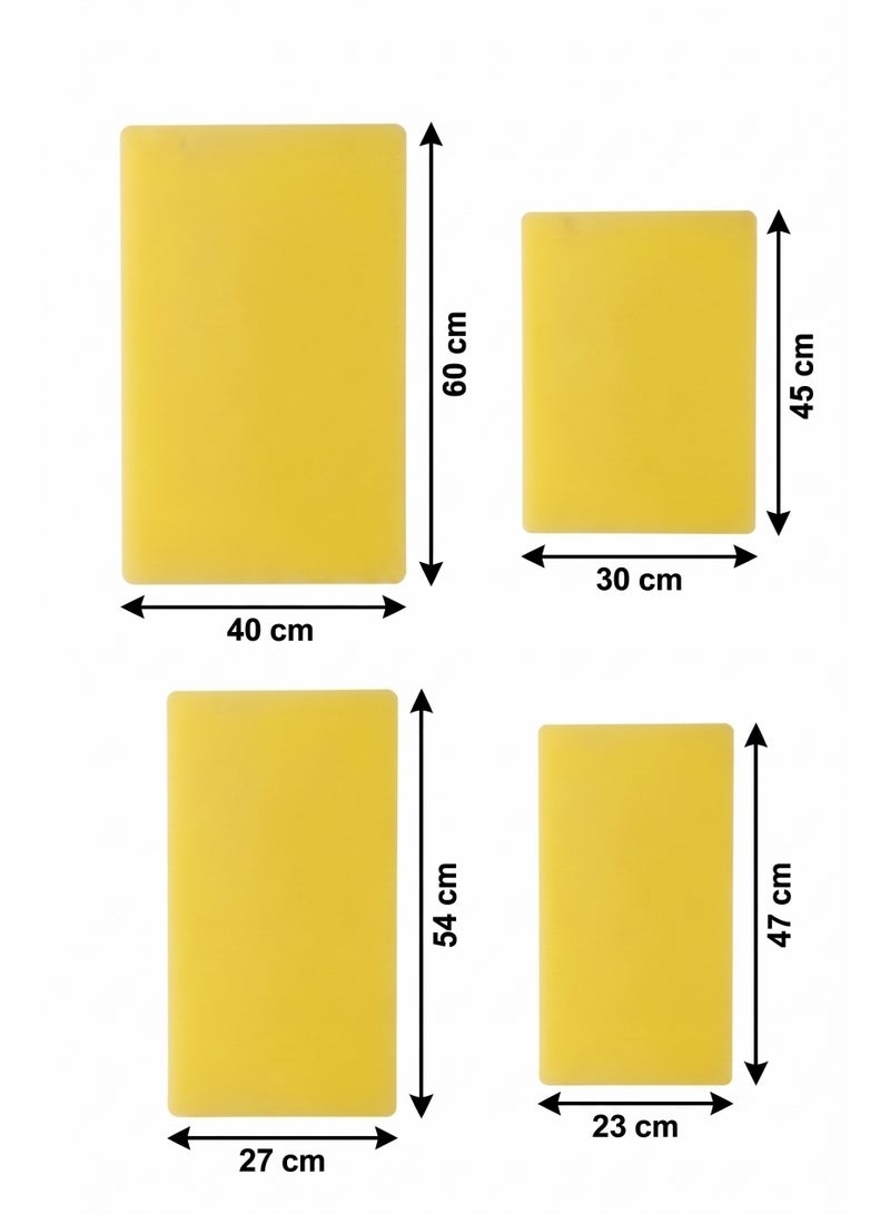 Heavy Duty Cutting Board – Odor Resistant, Food Safe, Professional Kitchen Board – yellow - Image 5