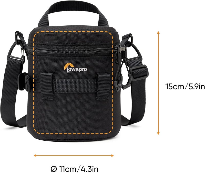 Lowepro ProTactic LCS 11 x 15 III Camera Lens Case, Camera Lens Pouch Bag, fits 12-24mm F/2.8, for DSLR and Mirrorless Cameras, Vol-1.5L Dim:5.91x4.33x4.33in, Camera Bag, for Photographer/Videographer - Image 2