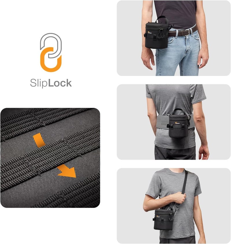 Lowepro ProTactic LCS 11 x 15 III Camera Lens Case, Camera Lens Pouch Bag, fits 12-24mm F/2.8, for DSLR and Mirrorless Cameras, Vol-1.5L Dim:5.91x4.33x4.33in, Camera Bag, for Photographer/Videographer - Image 4