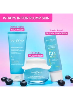 Dot & Key Dot & Key Hydration Essentials | Premium Facial Gift Set for Women & Men | All Skin Types | Pack of 3 | Cleanser, Sunscreen & Moisturizer | Gift For Her & Him | Premium Packaging  - Image 3