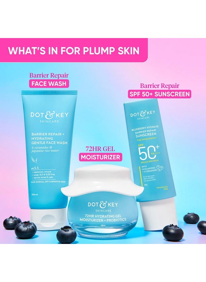 Dot & Key Dot & Key Hydration Essentials | Premium Facial Gift Set for Women & Men | All Skin Types | Pack of 3 | Cleanser, Sunscreen & Moisturizer | Gift For Her & Him | Premium Packaging  - Image 3