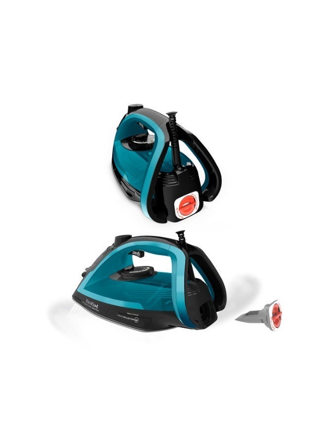 تيفال Tefal Steam Iron Ultragliss Plus, 2800W, 50 g minute, Black - FV6832E0 270 ml 2800 W FV6832E0 multicolor - Image 2