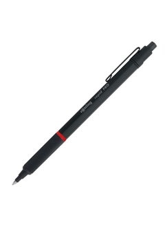 Rotring rOtring Rapid Pro Retractable Ballpoint Technical Drawing Pen, Medium Point, Blue Ink, Black Full-Metal Body  - Image 1