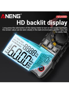 ANENG CM82 Digital Clamp Meter 6000 Counts True RMS NCV Universal Meter  - Image 5