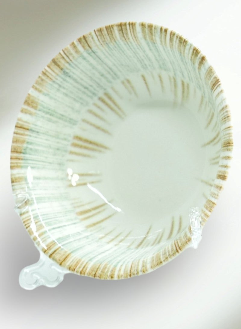 OZO 24 Pcs Porcelain Dinner Set - Made in Turkey - Image 3