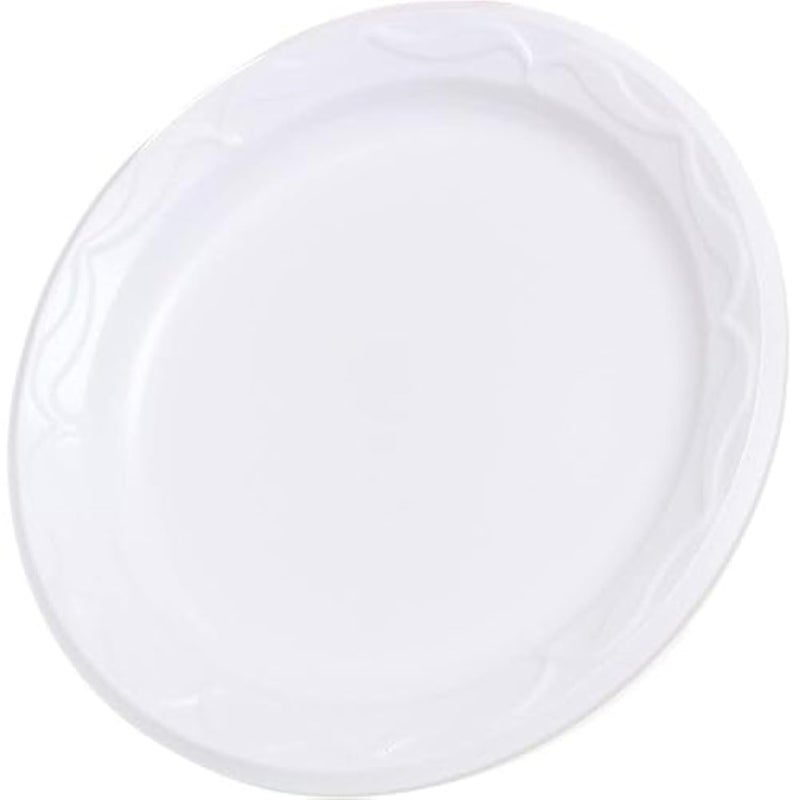 Generic Disposable Unbreakable Flat Round 26 cm Dinner Plates (100 pcs)