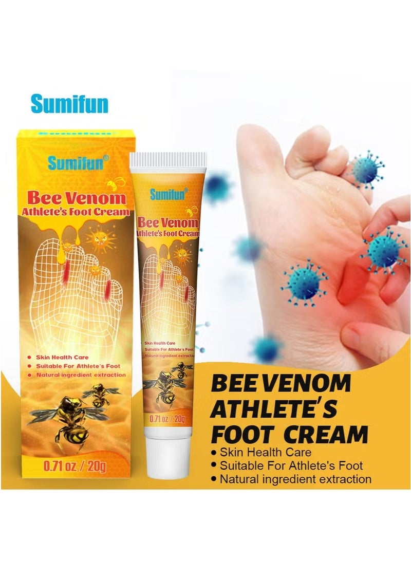 سوميفون كريم سوميفون لتشققات القدمين، كريم لإصلاح الكعب الجاف والمتشقق، مرهم لشفاء البشرة، يعزز ترطيبها على الفور، ويقوي حاجز البشرة، 20 غرامًا. - Image 5