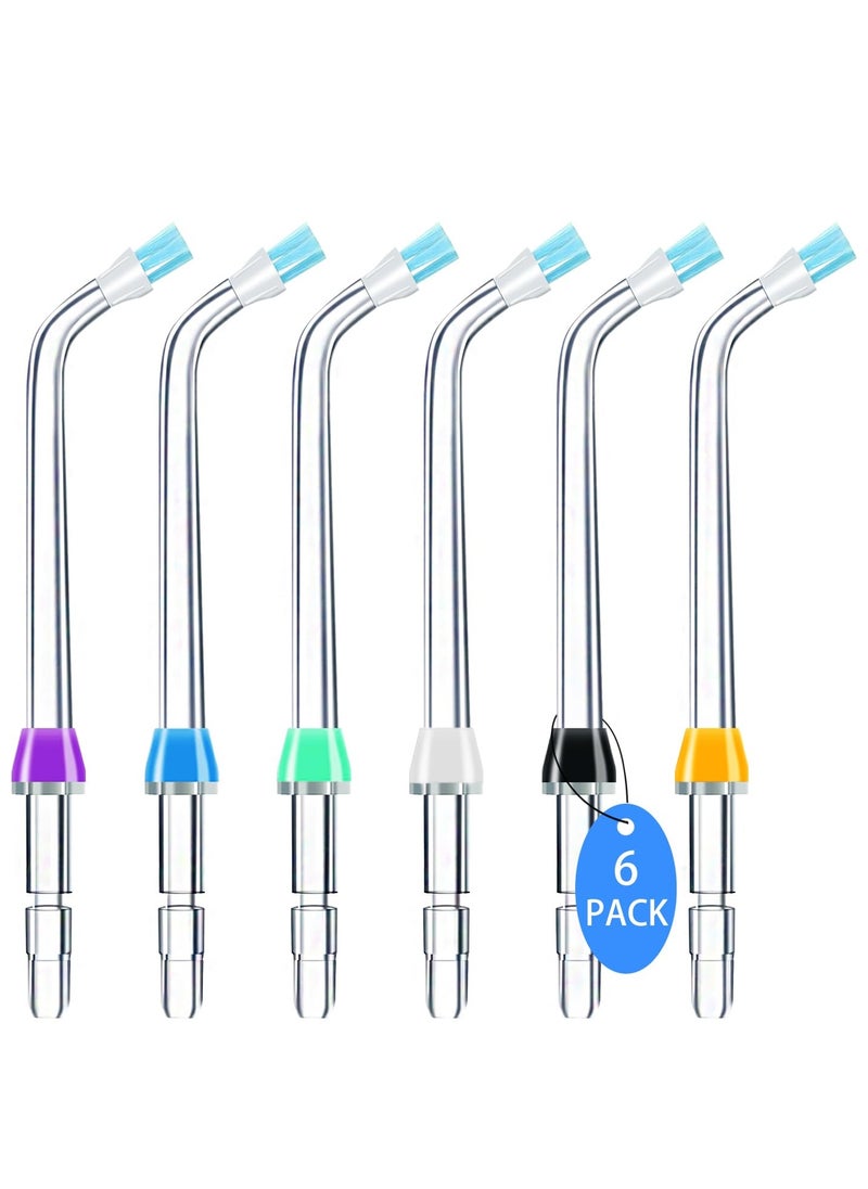 SYOSI - Replacement Tips for Waterpik Water Flosser, Plaque Seeker Replacement Tips Compatible with Waterpik Water Flossers, Plaque Remove Brisles Tips - Image 1