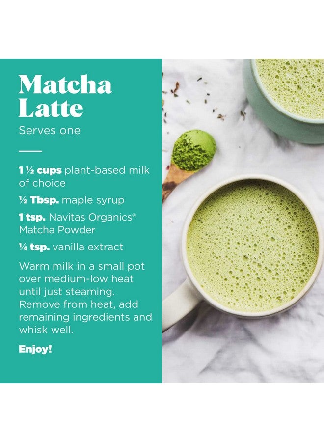 Navitas Organics Navitas Organics Matcha Powder, 3 oz. Bag, 85 Servings - Premium Culinary Grade, Organic, Non-GMO, Gluten-Free  - Image 4