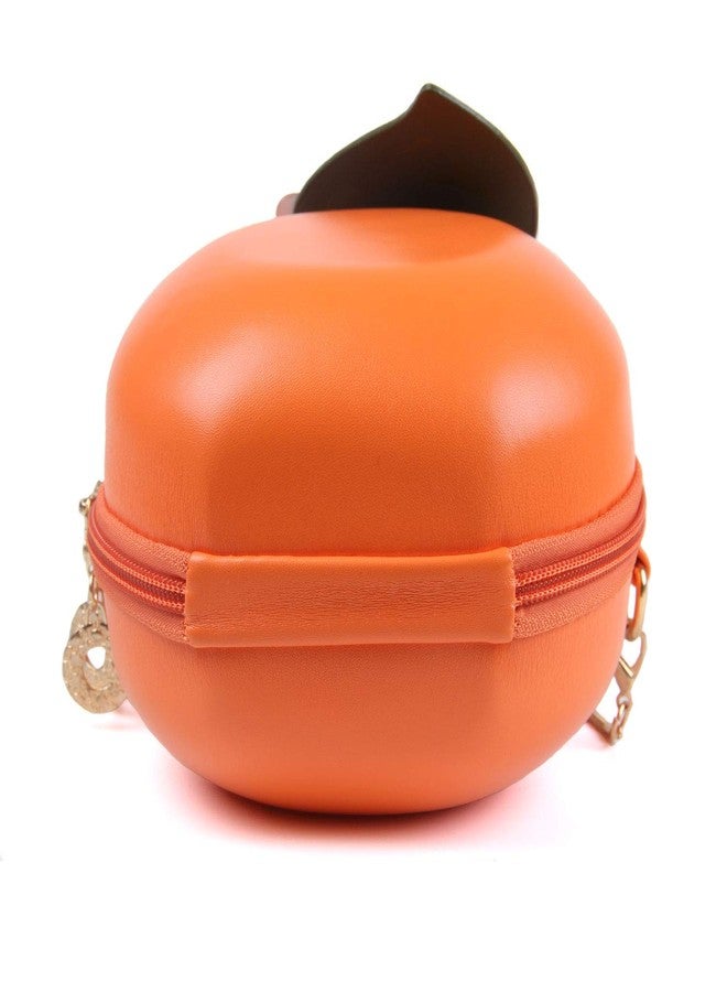 SUKUTU Fruit Orange Shaped Girl Purses PU Leather Crossbody Bag for women - Image 5