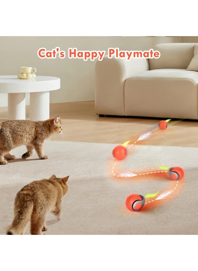 🎾 Speedy Tail Interactive Cat Toy – Auto-Rolling Adjustable Smart Ball for Indoor Cats - Image 3