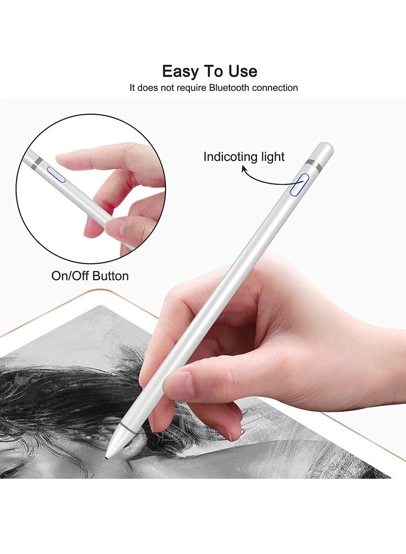 DUSALA Stylus Touch Screens Active Fine Point Digital Pencil Compatible with iPhone iPad and Other Tablets - Image 4