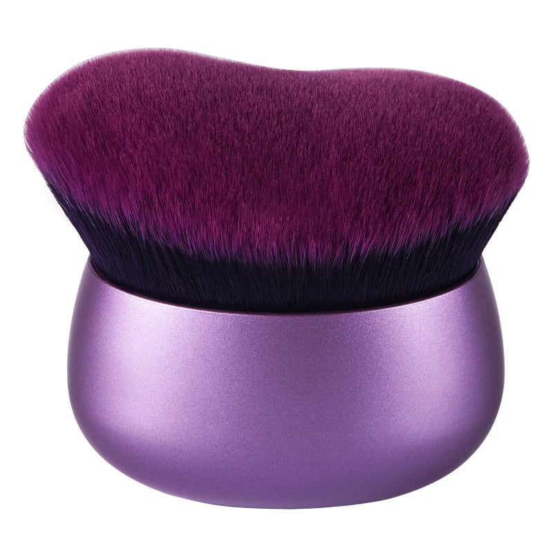 BEAUTYFACTOR Extra Large Body Makeup Brush75mm Wideheaded Body Coverage Applicator For Self Tanner Leg Makeup Body Blend for Tattoo Cover up Makeup Oval FaceBack body makeup Brush WetDry UsePurple - Image 3