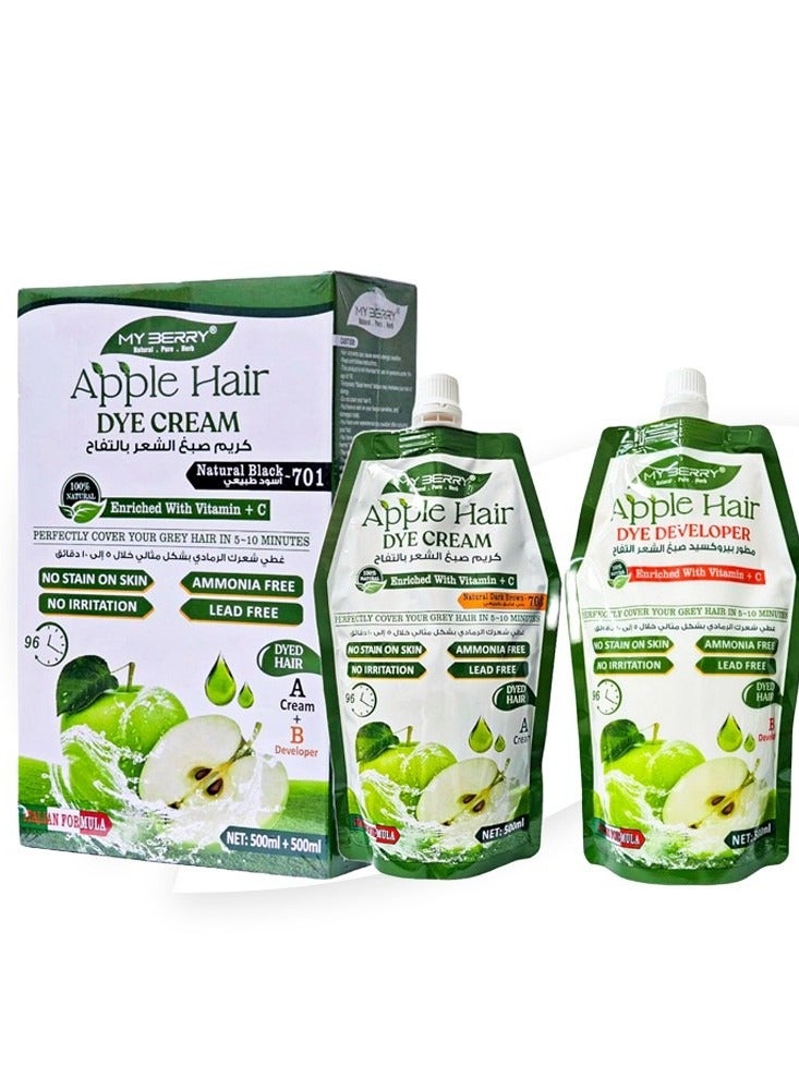 ماي بيري كريم صبغة شعر اسود طبيعي رقم 701