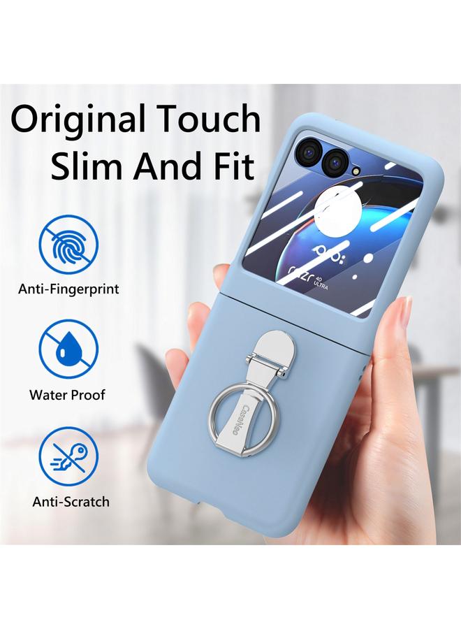 إيروريكس جراب لهاتف موتورولا زارا 40 فائق الحساسية مع حلقة مدمجة - Image 4