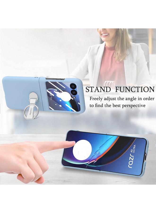 إيروريكس جراب لهاتف موتورولا زارا 40 فائق الحساسية مع حلقة مدمجة - Image 5