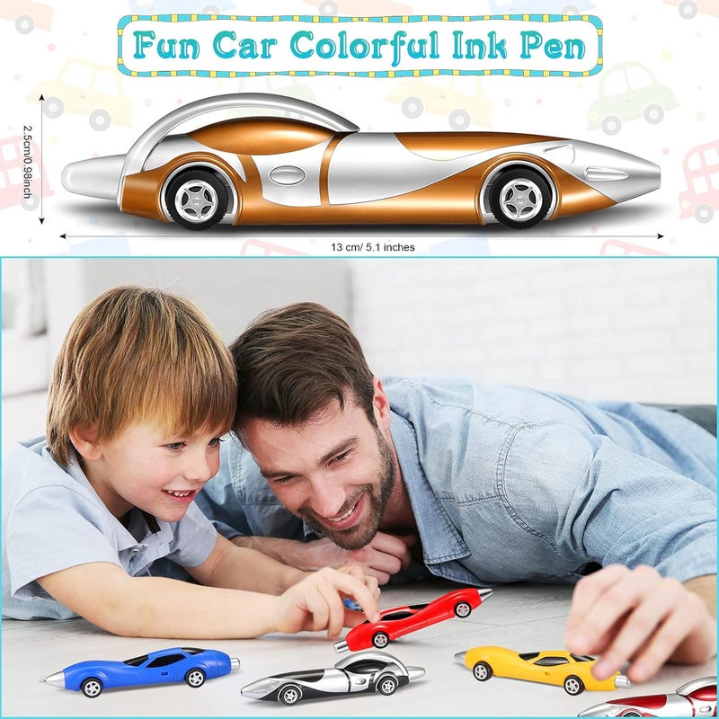 klarako 24 Pieces Car Pens and Novelty Tool Ballpoint Pens Colorful Ink Pens Cool Fun Writing Ballpoint Pens Back to School Office Stationary Supplies for Kids Student Adults - Image 2