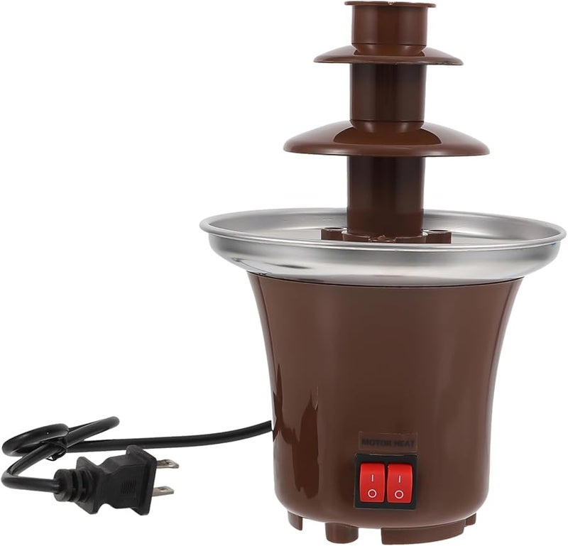 Chocolate Fountain Machine with Unique Bowl Design for Easy Dipping Home Entertaining and Cleanup - Image 1