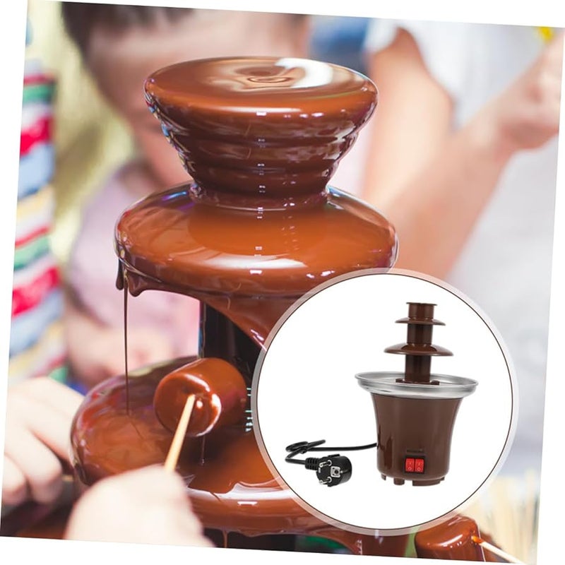 Chocolate Fountain Machine with Unique Bowl Design for Easy Dipping Home Entertaining and Cleanup - Image 5