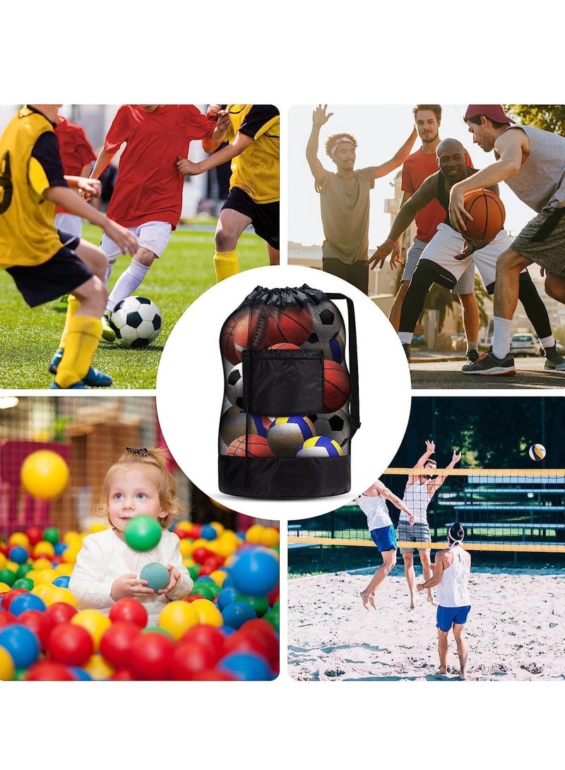 Generic Mesh Bag for Ball, Waterproof Extra Large Duffel Bag Heavy Duty Net Ball Shoulder Bag, Durable Mesh Drawstring Bag Gym Sports Equipment Bag Large Mesh Net Bag - Image 5