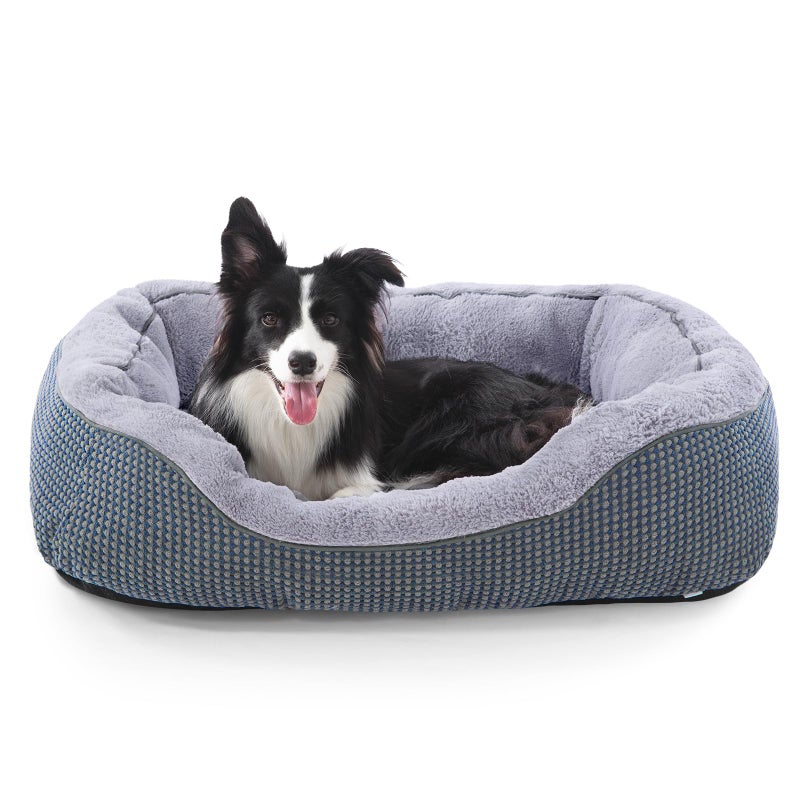 INVENHO Dog Bed Medium Size, Orthopedic Warming Soft Calming Sleeping Durable with Anti-Slip Bottom - Image 1