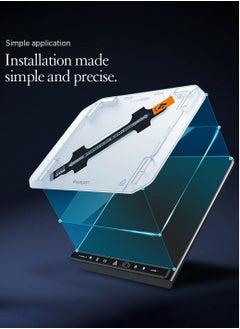 Spigen Glastr Ez مناسب لمرسيدس بنز EQS (2023/2022) ومرسيدس S-Class 2023/2022/2021 واقي شاشة زجاجي مقوى شاشة لمس لوحة القيادة - غير لامع/مضاد للوهج/مضاد لطباعة الأصابع  - Image 2