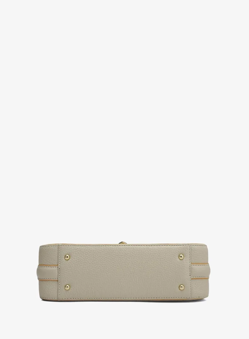 Da Milano  Genuine Leather Grey Sling Bag for Women | Best Price UAE