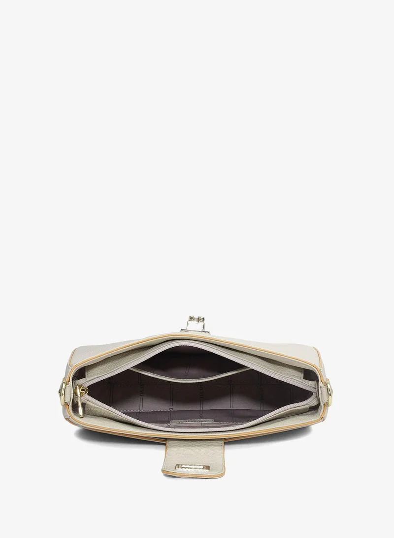 Da Milano  Genuine Leather Grey Sling Bag for Women | Best Price UAE