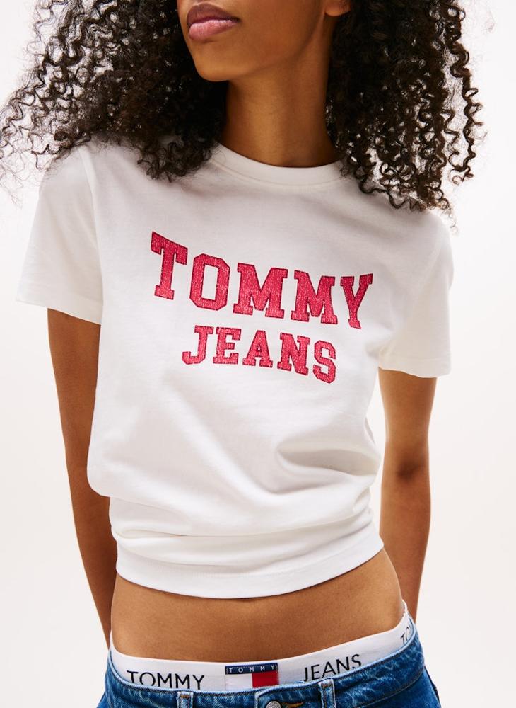 TOMMY JEANS Graphic Crew Neck T-Shirt - Image 3