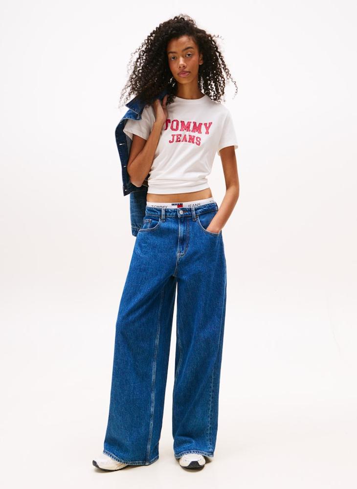 TOMMY JEANS Graphic Crew Neck T-Shirt - Image 4