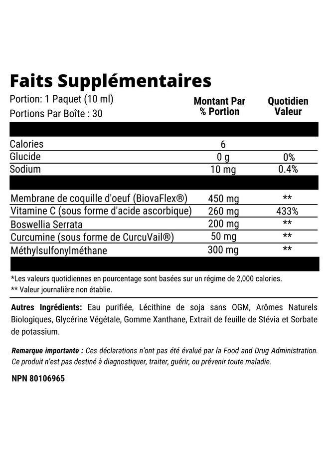 أورورا نيوترا ساينس , عبوة ميكرو باك ليبوسومال إكسوفليكس + فيتامين سي، غشاء قشر البيض مع بيوفاليكس، والكركمين، والبوزويليا، 30 عبوة سائلة فردية، 0.34 أونصة سائلة (10 مل) لكل عبوة - Image 4