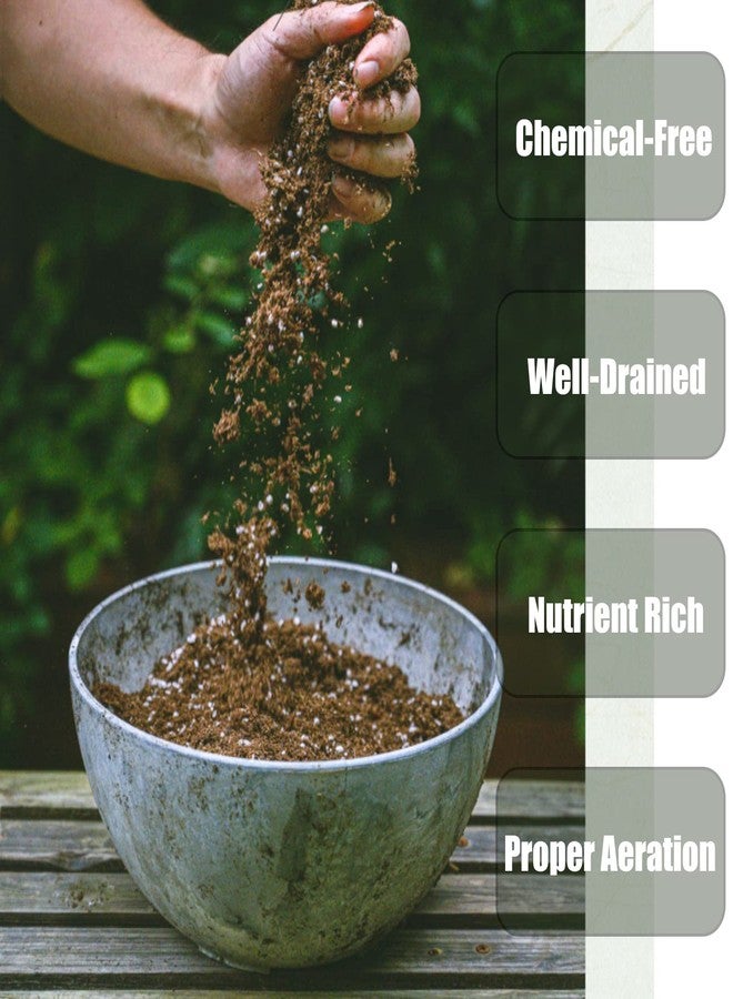 Doter Indoor Herb Planters Planting Soil Mixture (1qt) - Image 3
