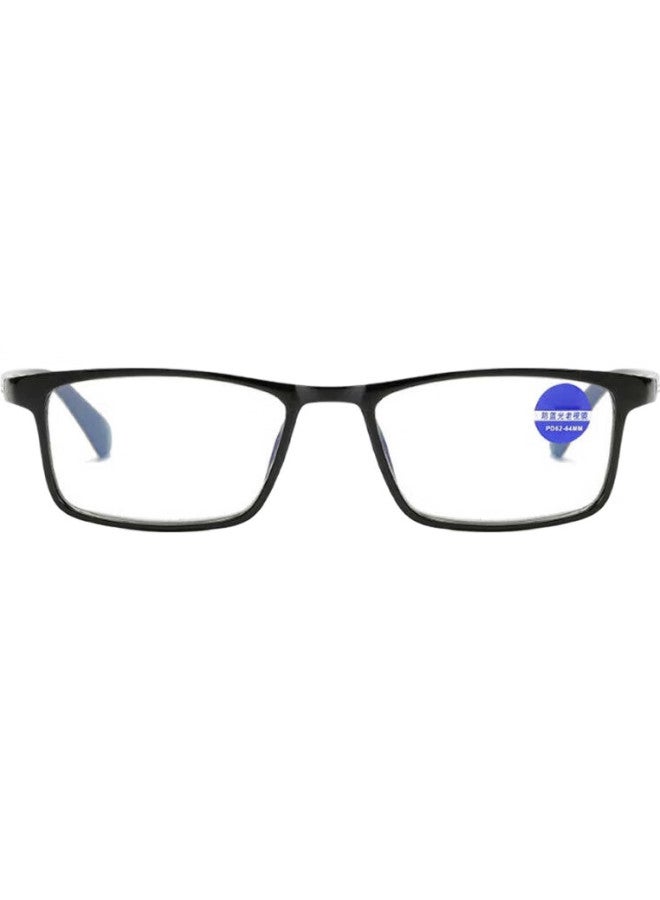YIDUN Fashion Full-Frame Reading Glasses, High-Definition Tr90 Lightweight Frame Anti-Blue Light Reading Glasses, 150 Degrees - Image 1