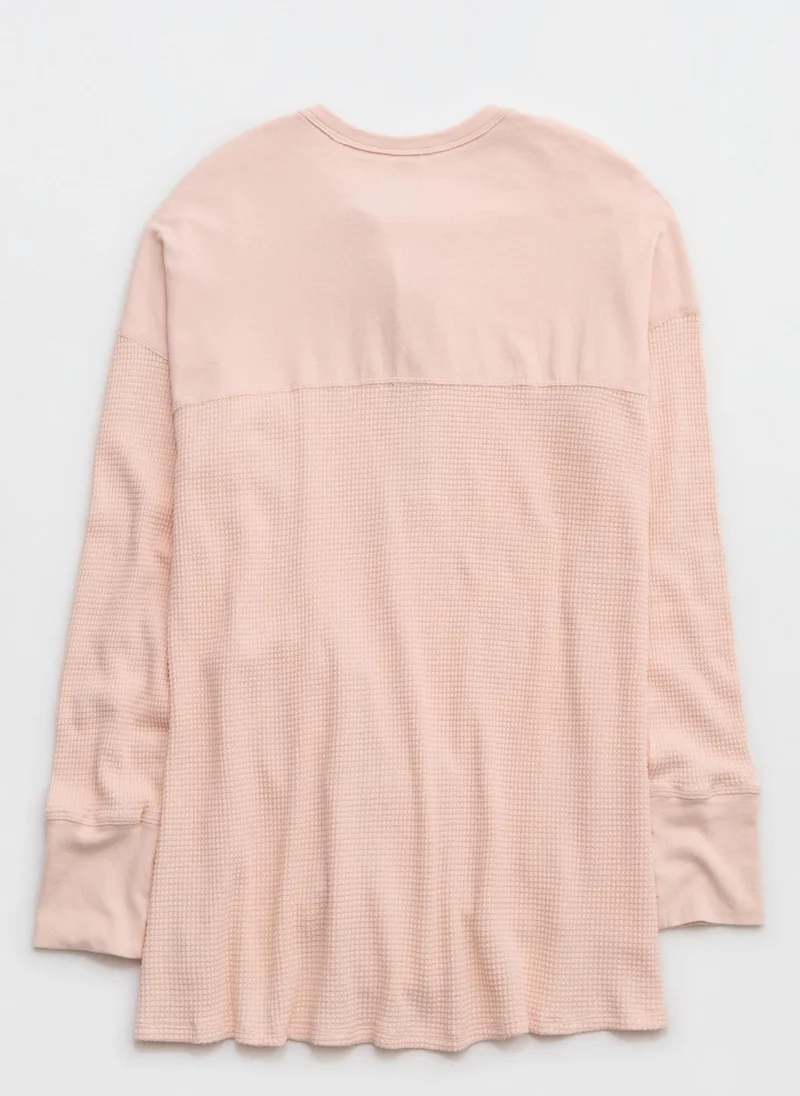 Aerie Waffle Henley T-Shirt