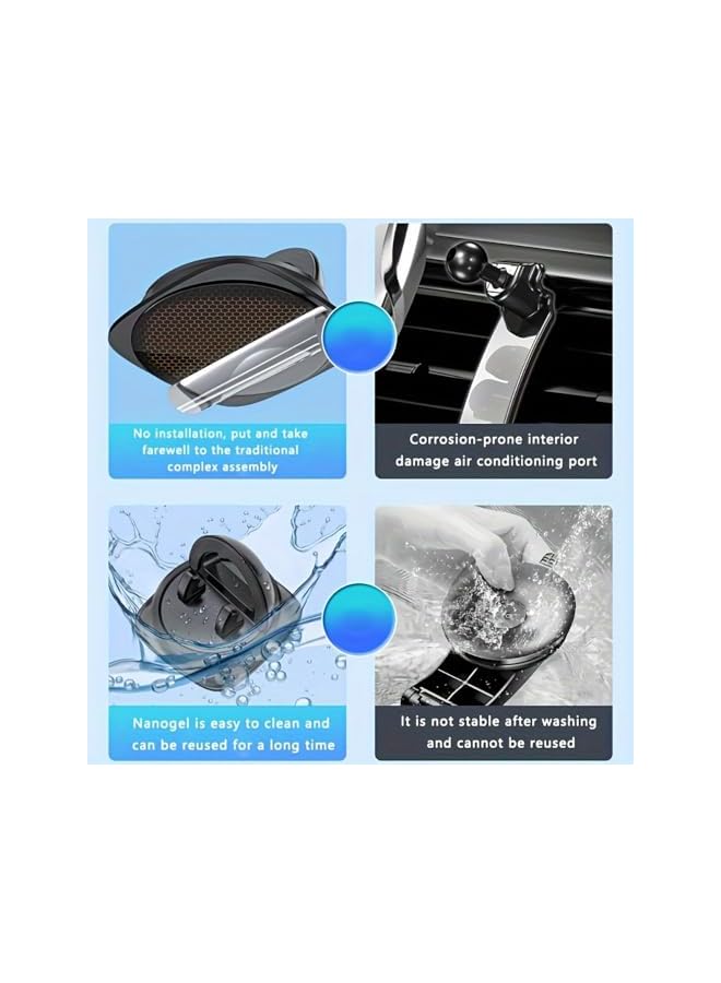 Green Tiger Phone Mount for Car, Dashboard Cell Holder 360° Rotatable Car with Non-Slip Silicone, Car Phone Mount Pad Mat for Various Dashboards, Slip Free Desk Phone Stand Compatible with Cell Phone - Image 3