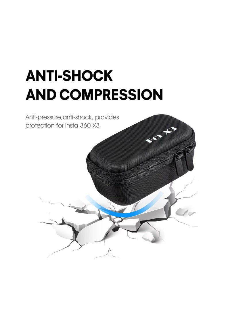 Carry Case for Insta360 X3, Waterproof Carrying Protective Travel Insta 360 X3 One Takeout bag - Image 5