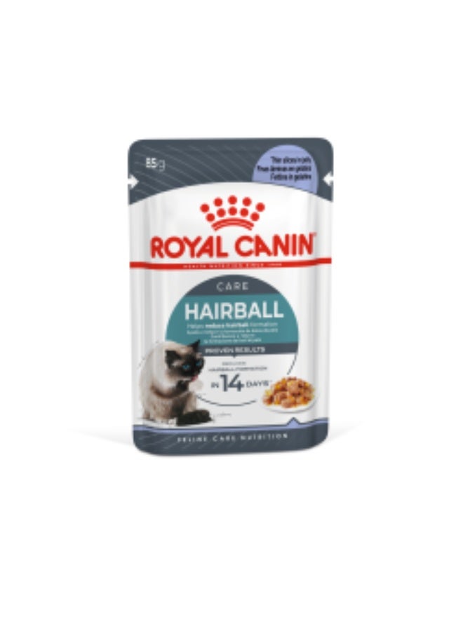 Royal CANIN Feline Care Nutrition Hairball Care Jelly (Wet Food - Pouches) 85 g