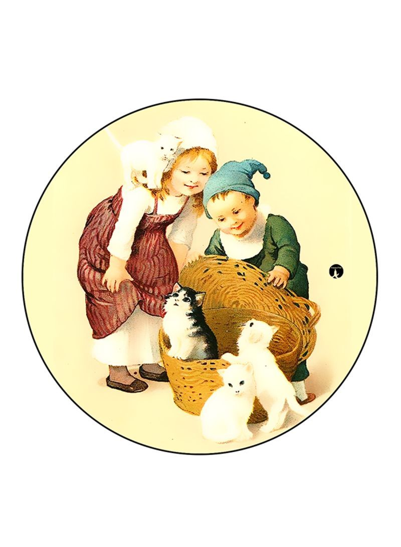 RKN Kids Printed Fridge Magnet  Round  Multicolour - Image 2