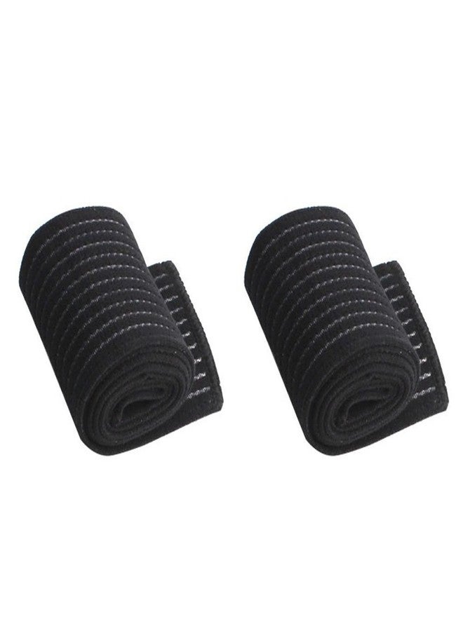 Luwint 2PACK Calf Compression Bandage, Elastic Leg Band Calves Wrap for Men Women - Stretch Pain Relief Support Strap for Sports Gym Weightlifting Working Out Running (Black / 60'' Length) - Image 5