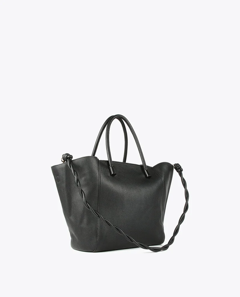 Lola Casademunt Grained faux leather tote bag