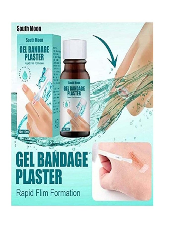 SOUTH MOON Liquid Dressing, Liquid Plaster, Waterproof, Skin Adhesive For Wounds, Quick-Drying, Breathable Wound Care Bandage For Scratches- 10ml - Image 3